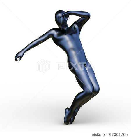 ポーズをとる男性 ポーズをとる男性 97001206
