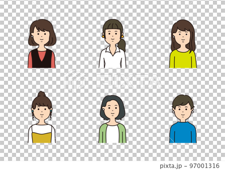 Women's expression icon 97001316