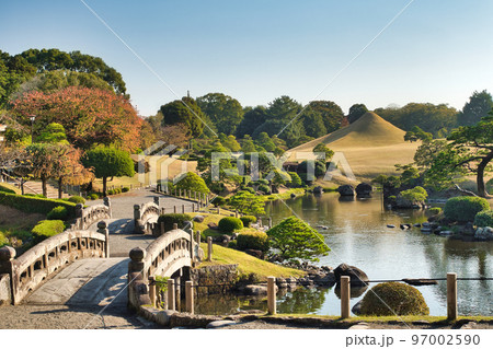 水前寺成趣園(水前寺公園)・大名庭園、日本庭園(熊本県熊本市の観光地) 水前寺成趣園(水前寺公園)・大名庭園、日本庭園(熊本県熊本市の観光地) 97002590