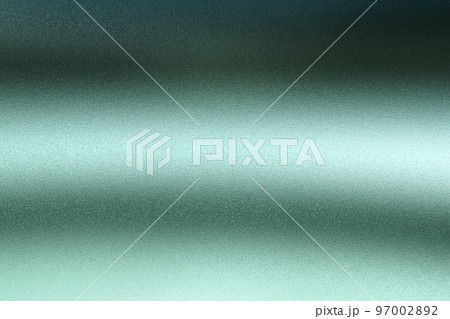 Green curved steel wall, Green metal sheet , abstract texture background 97002892