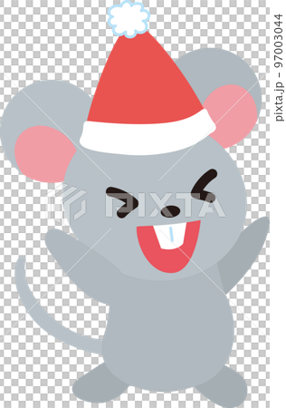 rat with santa hat 97003044