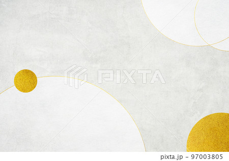 和モダン背景素材_抽象デザイン和紙テクスチャ 97003805