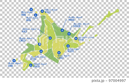 北海道の空港 欧文表記 97004997