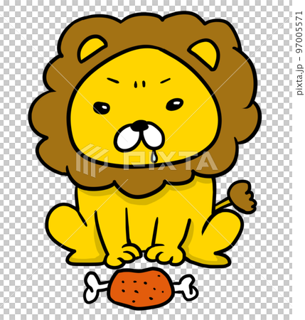 一隻好像吃過肉的獅子 97005571
