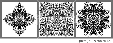 Set of Classic Orient Seamless Vector Patterns 97007612