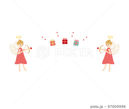 素材-バレンタイン（2023）6文字なしベク 97009996