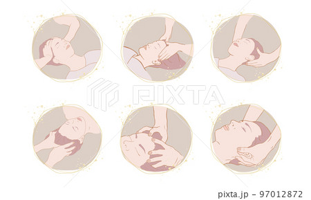 マッサージ・マッサージする手・頭皮マッサージ・ヘッドスパ マッサージ・マッサージする手・頭皮マッサージ・ヘッドスパ 97012872