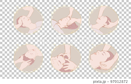 マッサージ・マッサージする手・頭皮マッサージ・ヘッドスパ マッサージ・マッサージする手・頭皮マッサージ・ヘッドスパ 97012872