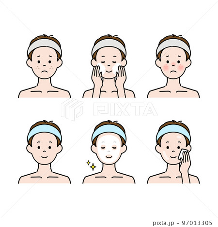 男性のスキンケアと肌トラブル 97013305