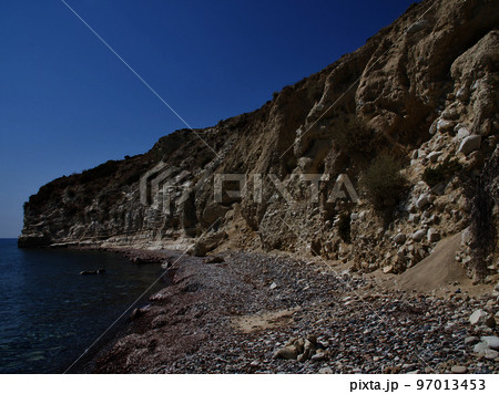 View of the coast of the resort of Pissouri, Cyprus View of the coast of the resort of Pissouri, Cyprus 97013453