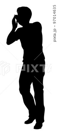 Protest Rally March Shouting Silhouette Person 97014635