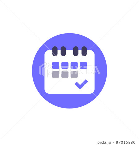 four-day week vector icon, 4-day workweek 97015830