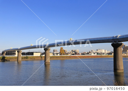 鹿浜線中川水管橋　東京都足立区中川と南水元の間）） 97016450