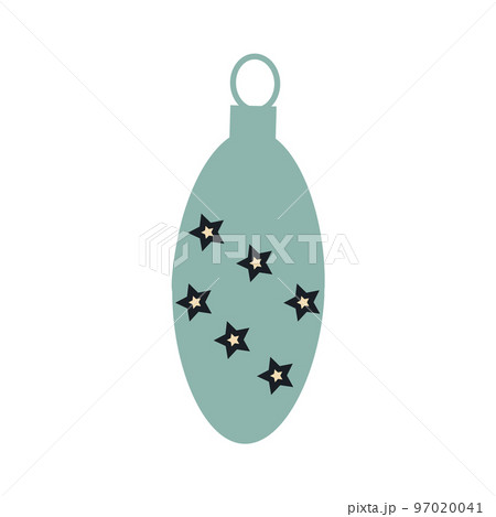 Vintage Christmas Retro Toys for Christmas Tree . vector illustrations 97020041