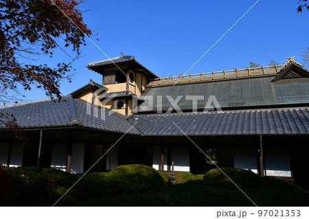 紅葉真っ盛り　秋の丈山苑　詩泉閣 97021353