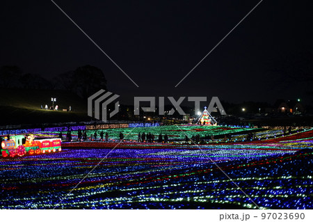 東京ドイツ村、イルミネーション、千葉県、袖ケ浦、夜、カラー、動物、ライト、デコレーション、旅行、ツア 東京ドイツ村、イルミネーション、千葉県、袖ケ浦、夜、カラー、動物、ライト、デコレーション、旅行、ツア 97023690