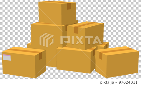 pile of cardboard boxes 97024011