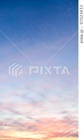 夕空素材 97024652
