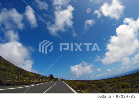 Road to nowhere - Lanzarote, Canary Islands Road to nowhere - Lanzarote, Canary Islands 97024735