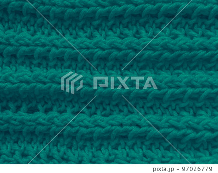 Organic knitting background with detail weave threads. 97026779