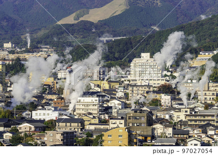 別府 湯けむり展望台からの鉄輪温泉 大分県別府市 別府 湯けむり展望台からの鉄輪温泉 大分県別府市 97027054