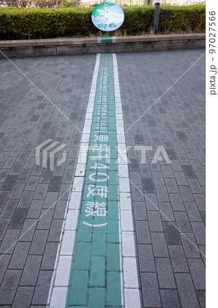 千葉県鎌ケ谷市の東経140度線 97027566