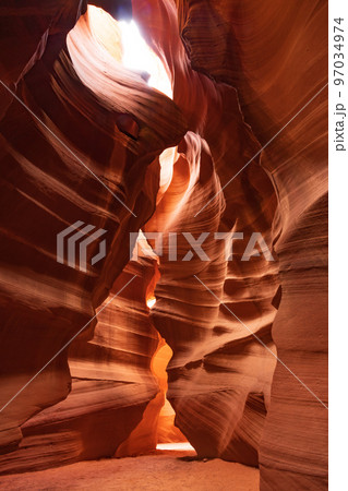 Upper Antelope Canyon, Lake Powell, Arizona, USA Upper Antelope Canyon, Lake Powell, Arizona, USA 97034974
