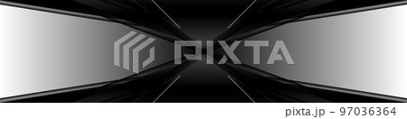 Black and gray wide modern abstract background Black and gray wide modern abstract background 97036364