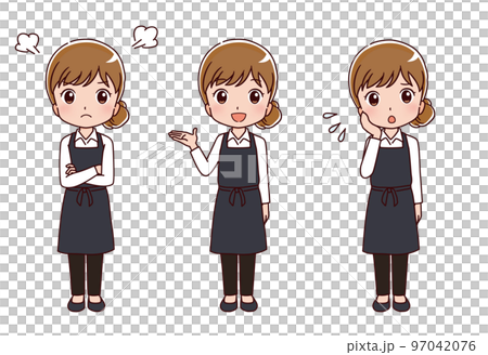 働く人々　職業のイラスト 97042076