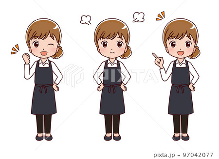 働く人々　職業のイラスト 97042077