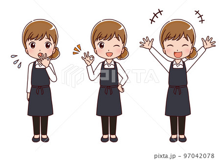 働く人々　職業のイラスト 97042078