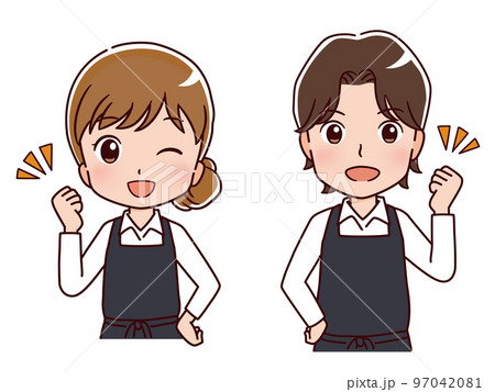 働く人々　職業のイラスト 97042081
