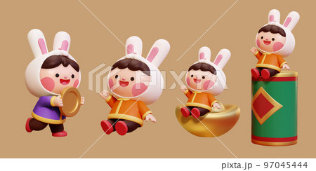 3D Boy characters for CNY 97045444