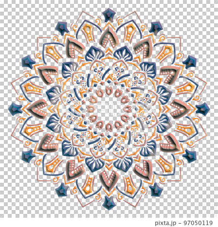 曼陀羅藝術(花式、三維、幾何圖案) 曼陀羅藝術(花式、三維、幾何圖案) 97050119