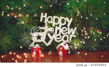 New Year's Eve 2023 Celebration Background. Happy New Year 2023. 97050944