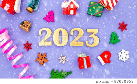 New Year's Eve 2023 Celebration Background. Happy New Year 2023. 97050955