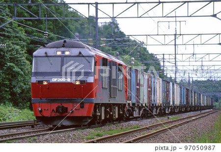 千歳線 西の里(信) JR貨物 DF200-9(鷲別) 千歳線 西の里(信) JR貨物 DF200-9(鷲別) 97050987