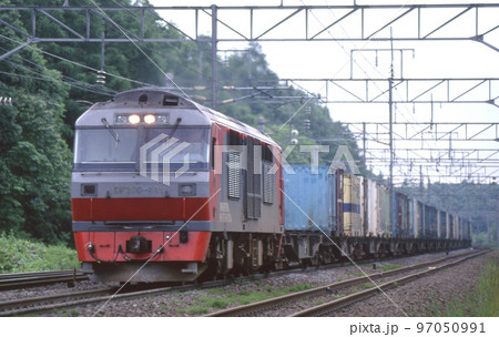 千歳線　西の里（信）　JR貨物　DF200-901（鷲別） 97050991