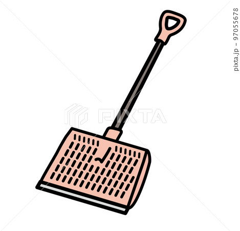 除雪スコップのイラスト素材 除雪スコップのイラスト素材 97055678