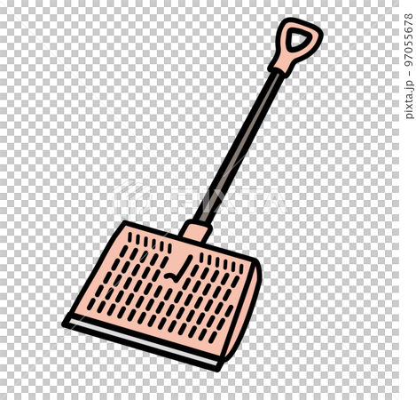 除雪スコップのイラスト素材 除雪スコップのイラスト素材 97055678