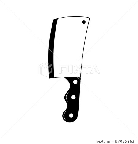 Silhouette of a knife on Craiyon