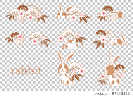 2023 Zodiac Rabbit Design 20D 2023 Zodiac Rabbit Design 20D 97058320