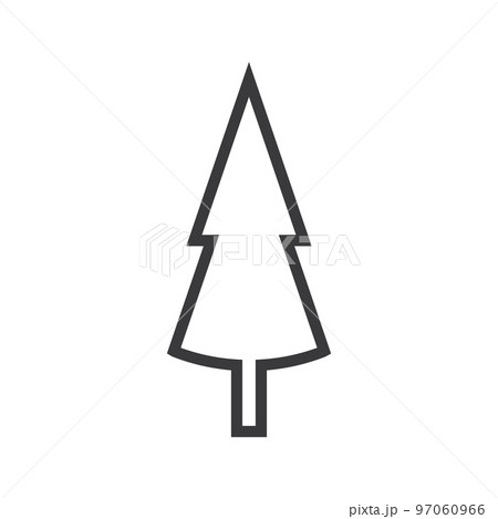 Pine tree illustration 97060966
