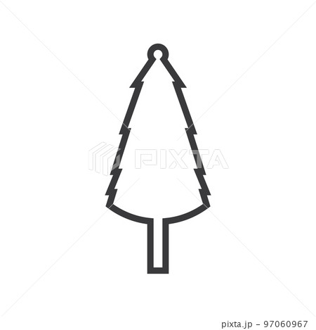 Pine tree illustration 97060967