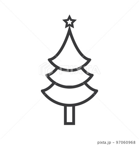 Pine tree illustration 97060968