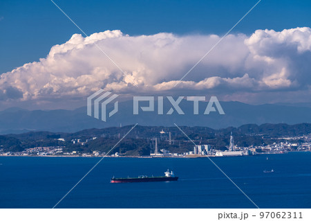 《千葉県》東京湾の大海原・鋸山の眺望 《千葉県》東京湾の大海原・鋸山の眺望 97062311