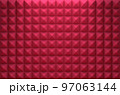 Viva magenta 2023 acoustic foam panel background 97063144