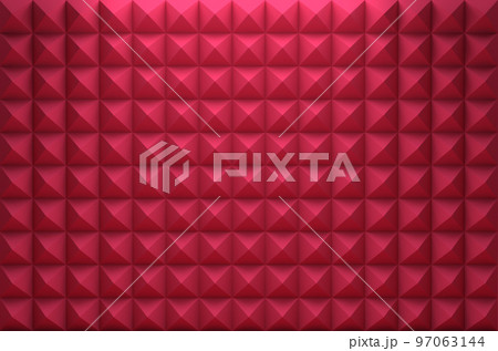 Viva magenta 2023 acoustic foam panel background Viva magenta 2023 acoustic foam panel background 97063144