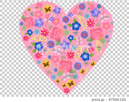 Heart flowers 97066180