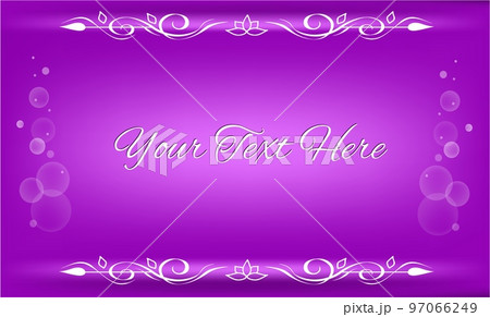 Purple horizontal gradient vintage card template 97066249
